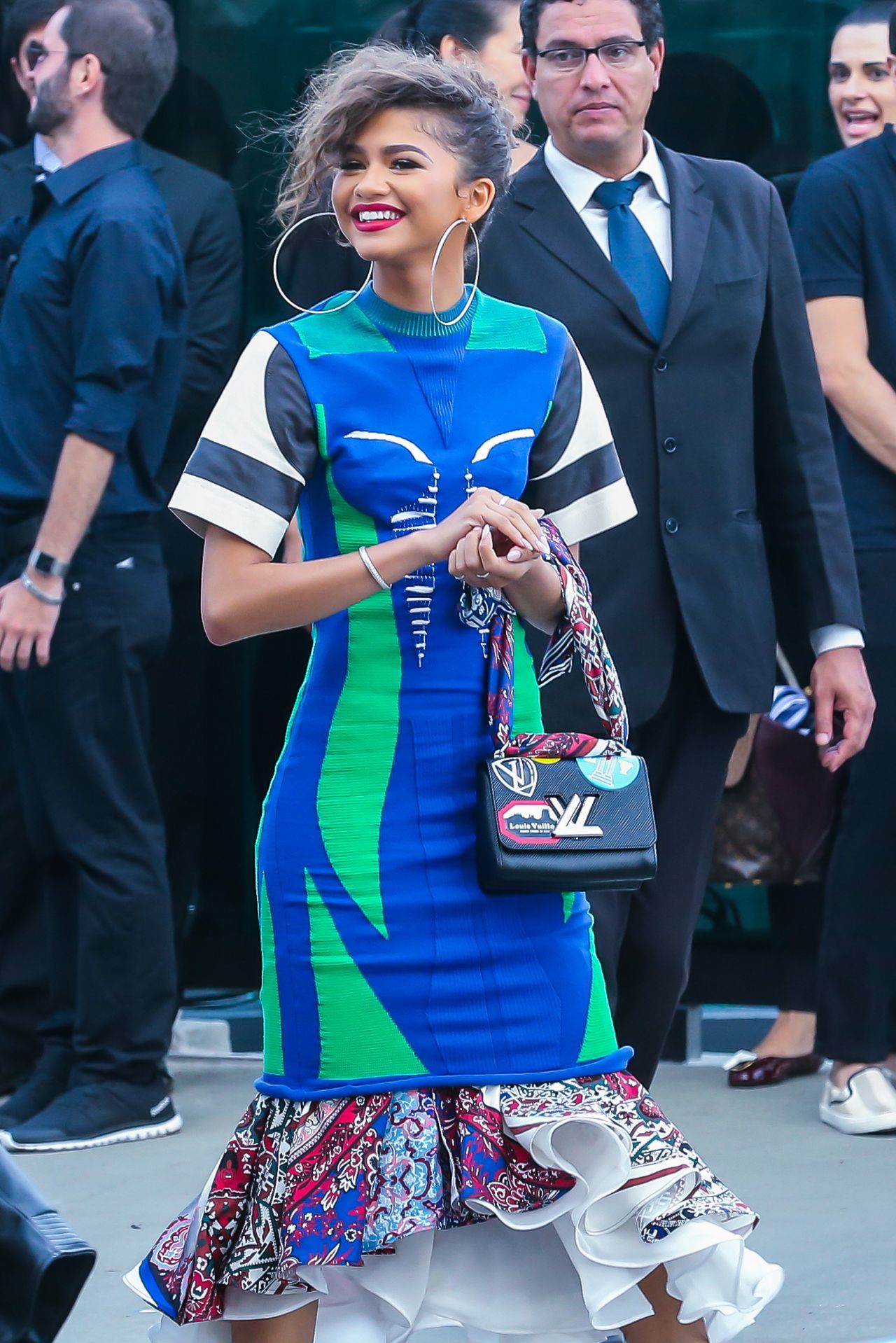 Zendaya Wears Strappy Sandals To Louis Vuitton's '17 Cruise Collection –  Footwear News