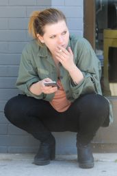 Abigail Breslin - Enjoys a Cigarette in West Hollywood 6/25/2016
