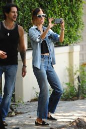 Alessandra Ambrosio Look All Jeans  - Out in Santa Monica 6/17/2016 