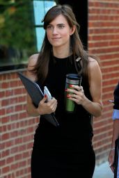 Allison Williams - Leaving the Set of HBO