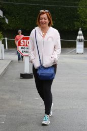 Alyson Hannigan in Tights - Out in Brentwood 6/9/2016