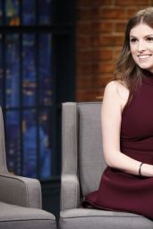 Anna Kendrick Appeared on Late Night With Seth Meyers in New York 6/21/2016