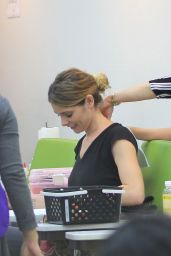 Ashley Greene at a Nail Salon in Los Angeles 6/15/2016 