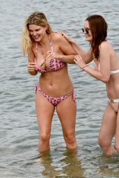 Ashley James Hot in Bikini - Having Fun on the Beach in Mykonos, Greece 6/6/2016