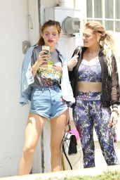 Bella Thorne Hot in Jeans Shorts - Out in Los Angeles 6/16/2016 
