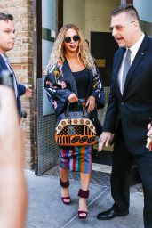 Beyonce Urban Outfit - Leaving Her Hotel in New York City 6/14/2016