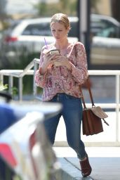 Brittany Snow at Coffee Bean and Tea Leaf in Los Angeles 6/16/2016