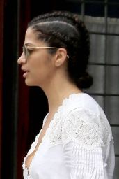 Camila Alves Street Style - Leaving Greenwich Hotel in New York City 6/27/2016