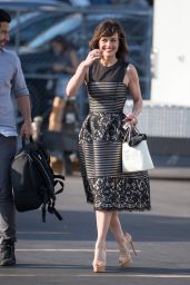 Carla Gugino Arriving to Appear on 