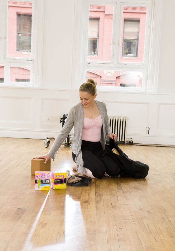 Chloe Lukasiak - Behind the Scenes From Her Wideo Shoot With Playtex Sport