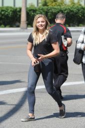 Chloe Moretz Casual Style - Out in Beverly Hills 6/15/2016