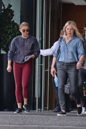 Chloe Moretz in Tights - Leaving Her Hotel in New York City 6/28/2016