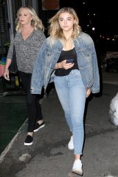 Chloë Grace Moretz in Jeans - Out in New York City, June 2016