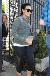 Demi Lovato in Spandex - Going to a Gym in West Hollywood 6/7/2016