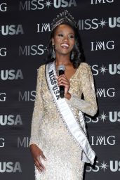 Deshauna Barber - 2016 Miss USA, Miss District of Columbia Press Conference in Las Vegas 5/6/2016