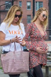 Doutzen Kroes and Candice Swanepoel - Out for Lunch at Bar Pitty in New York City 6/5/2016
