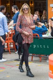 Doutzen Kroes and Candice Swanepoel - Out for Lunch at Bar Pitty in New York City 6/5/2016