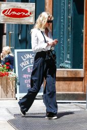 Elsa Hosk Inspiring Style - Outside Her Apartment in Tribeca 6/9/2016 