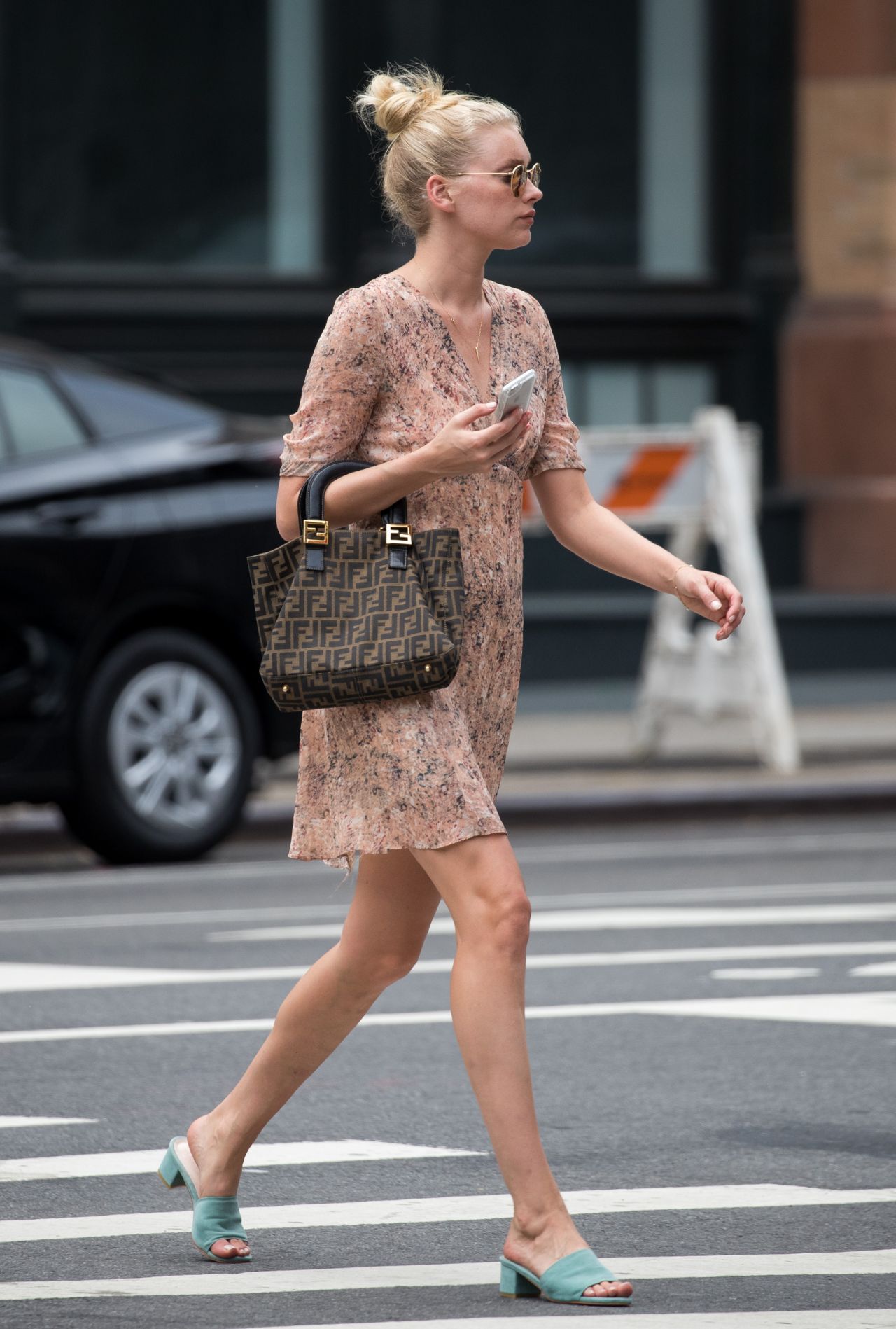 Elsa Hosk Street Outfit - New York City 6/27/2016 • CelebMafia