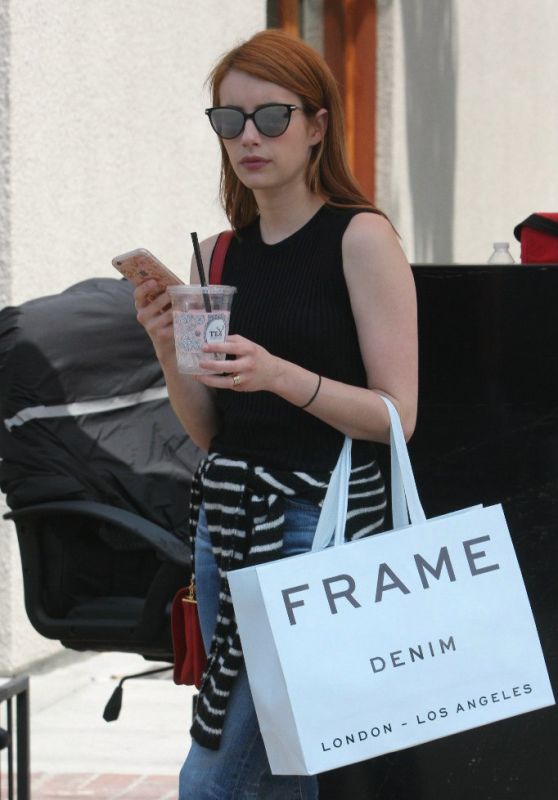 Emma Roberts - Shopping in West Hollywood, June 2016