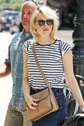 Emma Stone Cute Outfit - Out in New York City 6/2/2016