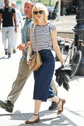 Emma Stone Cute Outfit - Out in New York City 6/2/2016
