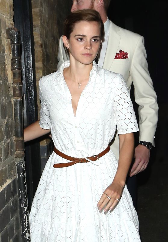 Emma Watson - Leaves the Chiltern Firehouse in London 6/9/2016 