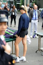 Eugenie Bouchard at All England Club in London 6/27/2016