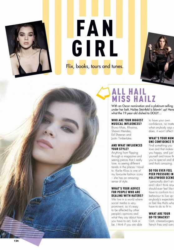 Hailee Steinfeld - Dolly Magazine Australia August 2016 Issue