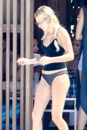 Hailey Baldwin at a Pool in Miami  6/13/2016