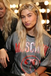 Hailey Baldwin – Moschino Spring Summer 2017 Collection Fashion Show in Los Angeles