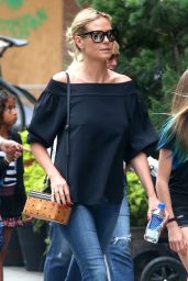 Heidi Klum Casual Style - Out in New York City 6/27/2016