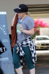 Hilary Duff at a Rock Climbing Fitness Class in Los Angeles 6/3/2016
