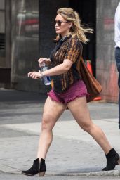 Hilary Duff in Shorts - Shopping in NYC 6/22/2016 