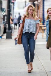 Hilary Duff in Tight Jeans - Out in New York 6/7/2016