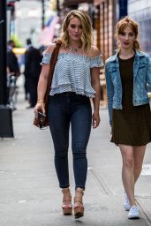 Hilary Duff in Tight Jeans - Out in New York 6/7/2016