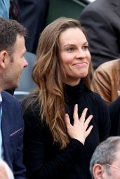 Hilary Swank - 2016 French Open Final of Roland Garros in Paris