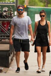 Irina Shayk and Bradley Cooper on a stroll in Tribeca, NYC 6/4/2016