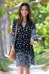 Jamie Chung in Floral Print for Summer in West Hollywood 6/16/2016