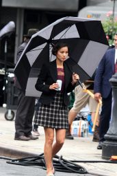Jamie Chung - On the Set of 