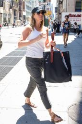 Jennifer Aniston Street Style - Shopping in SoHo, New York 6/15/2016