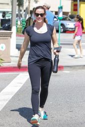 Jennifer Garner in Tights - Leaving a Gym in Los Angeles 6/22/2016