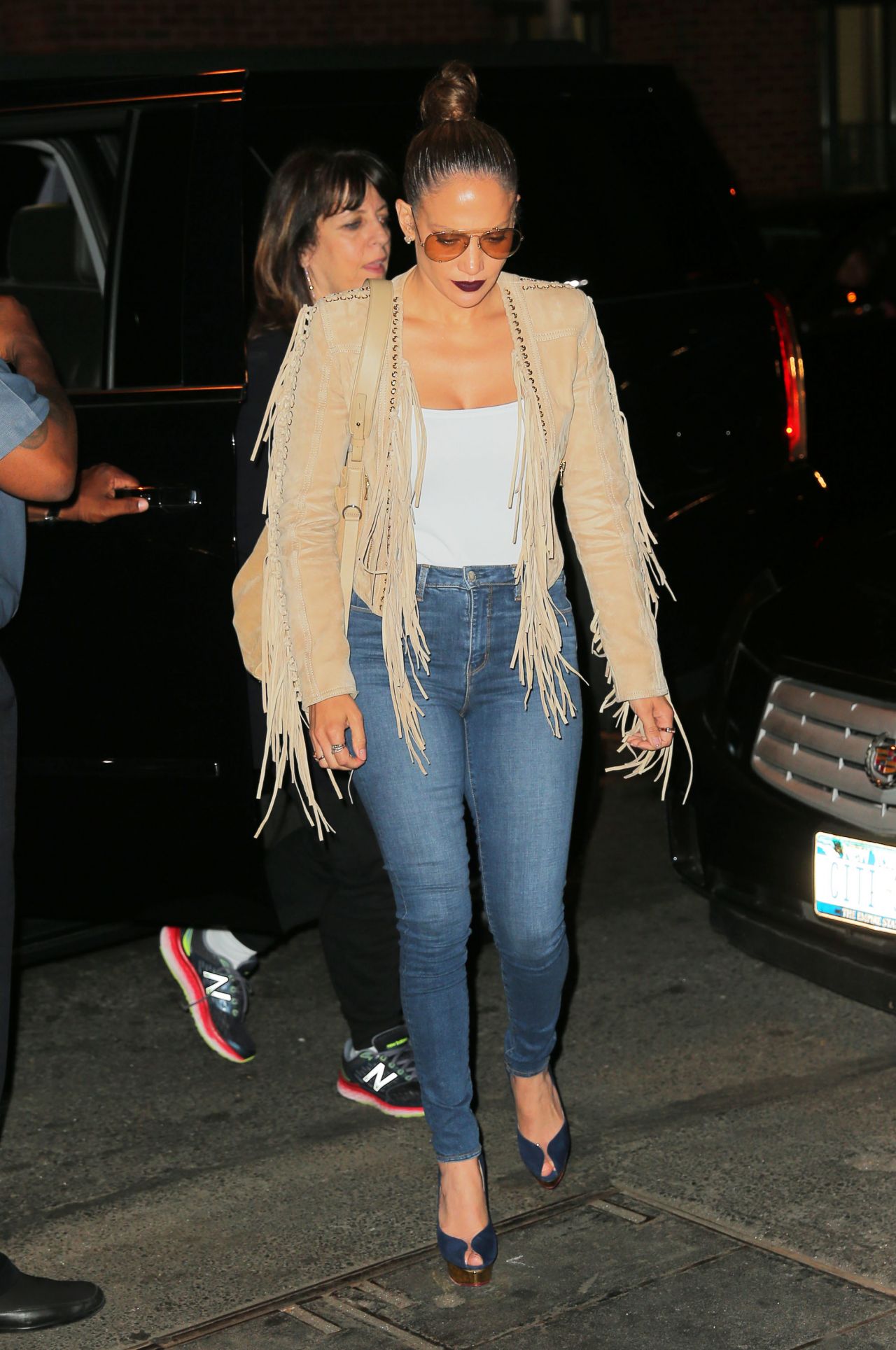 Jennifer Lopez in Tight Jeans - Out in New York City, June 2016 ...