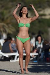 Jennifer Metcalfe in Bikini on a Beach in Ibiza, June 2016