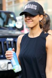 Jessica Alba - Arrives at the Gym in New York City 6/15/2016