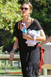 Jessica Alba - Birthday Party For Her Hid in Beverly Hills 6/18/2016 
