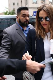 Jessica Alba Office Chic Outfit - Toronto 6/28/2016 