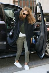 Jessica Alba Street Style - Outside Her Hotel in New York City 6/13/2016 