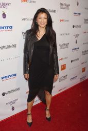 Kelly Hu - Art for Animals Fundraiser Art Event in West Hollywood 6/4/2016