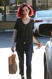 Lily Collins - Out in West Hollywood, CA 6/20/2016